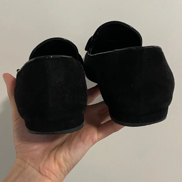 Louis Vuitton Black Suede Loafers - Picture 6 of 9